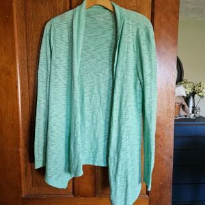 Sonoma Women’s Mint Green Cardigan S – Lightweight Knit Slight 2nd Color Hint
